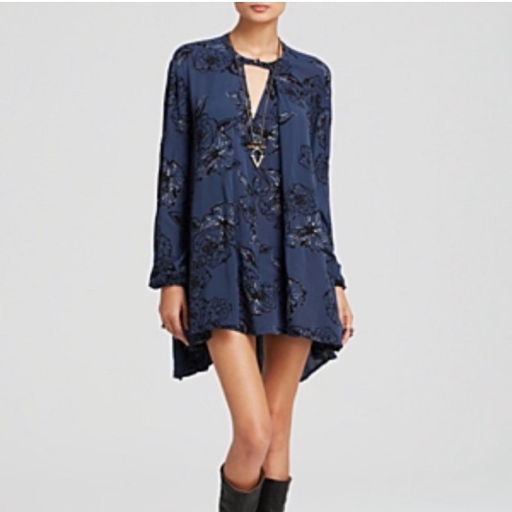 Free People Blue Floral Dress - Picture 7 of 7